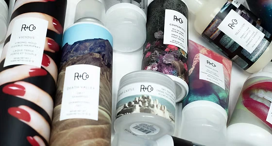 IN COMMON beauty products arranged for luxury salon experience